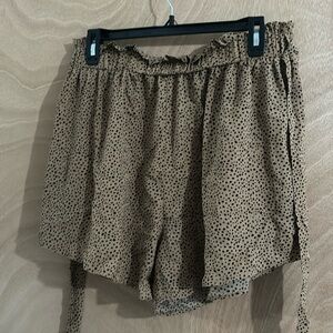 Cheetah print shorts